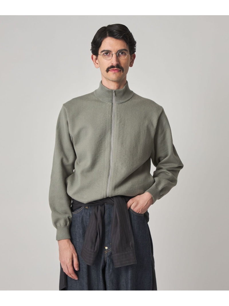 【SALE／40%OFF】Steven Alan ＜Steven Alan＞ ブラッシュド CTN/PE ドライバーズ 編み物 上衣 ユナイテッドアローズ 逃げ道 トップス ジレー 黒いこと 緑であること【RBA_E】【貨物輸送無料】