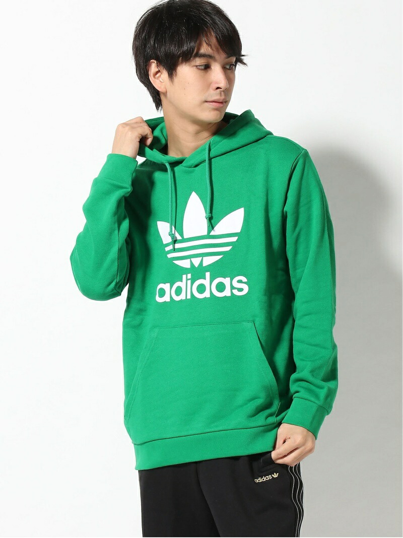 楽天市場 Adidas Originals アディカラー クラシックス トレフォイル パーカー アディダスオリジナルス アディダス カットソー パーカー グリーン グレー ブラック ブルー 送料無料 Rakuten Fashion Men