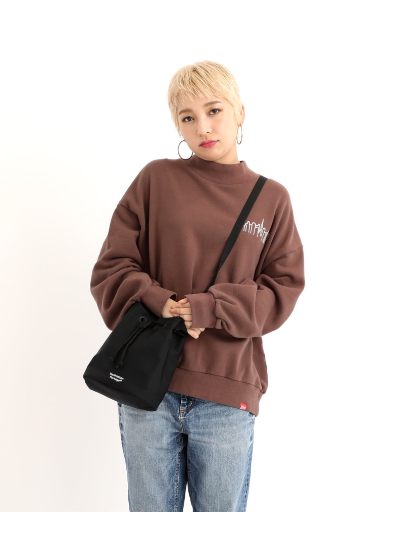 Manhattan Portage St. George Drawstring Matte twill マンハッタンポーテージ バッグ ショルダーバッグ ブラック【送料無料】