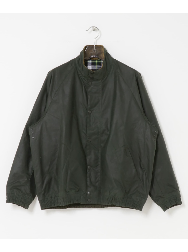 URBAN RESEARCH Barbour BLOUSON TRANSPORT WAX JACKET アーバンリサーチ ジャケット・アウター ブルゾン・ジャンパー ブラック【送料無料】｜ Fashion Men
