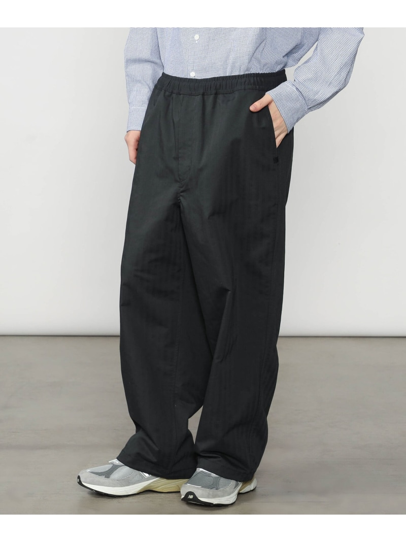 Bshop DAIWA PIER39 ｜ TECH EASY TROUSERS HERRINGBONE MEN 主教 ズボン下 余分の物のズボン下 薄墨色【貨物輸送無料】