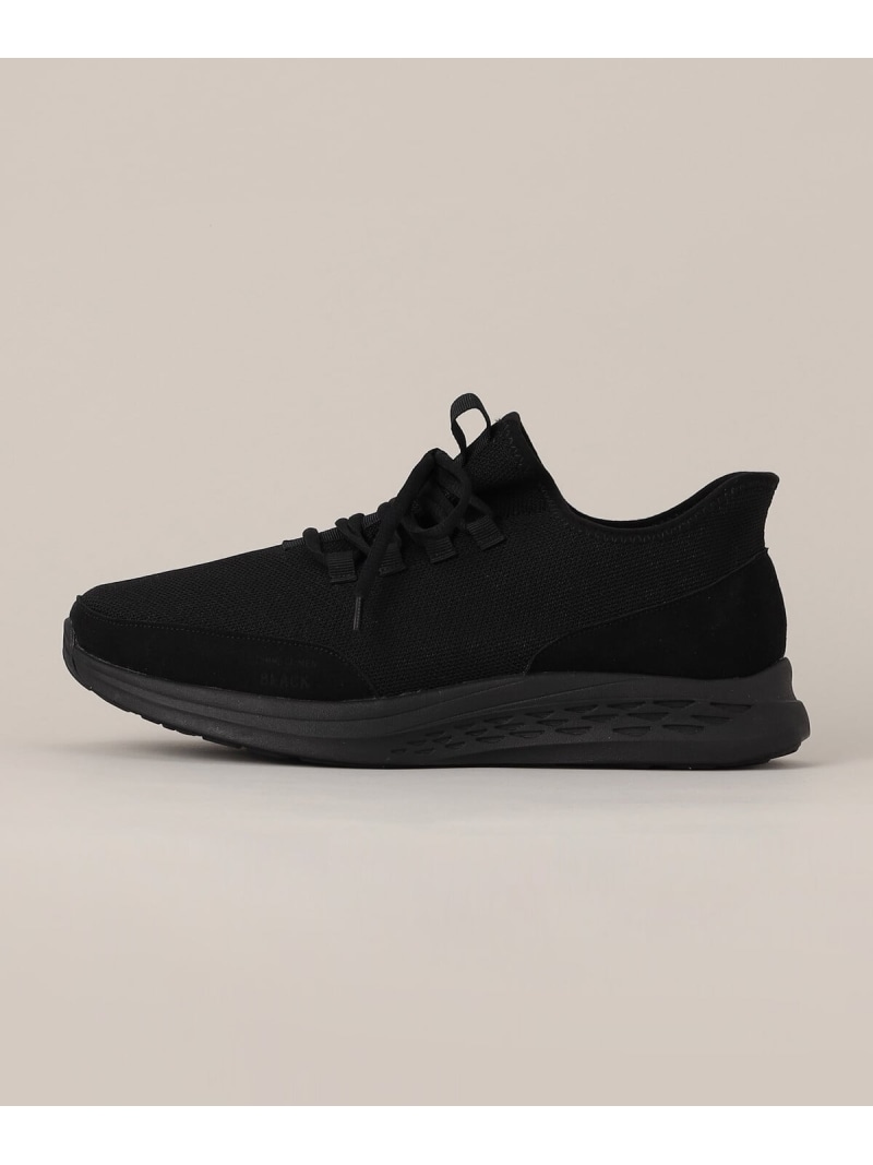 【SALE／10%OFF】COMME CA MEN 【COMME CA MEN BLACK】お水校正刷り 編み物スニーカー コムサメン シューズ・靴 スニーカー 黒いこと 薄墨色【RBA_E】【貨物輸送無料】