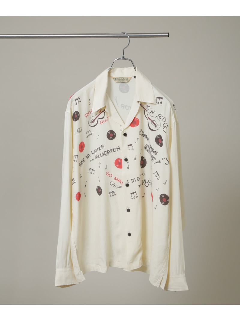 NANO universe Schott/ROCK'N ROLL RAYON SHIRT ナノユニバース トップス シャツ・ブラウス ホワイト【送料無料】 19,008円