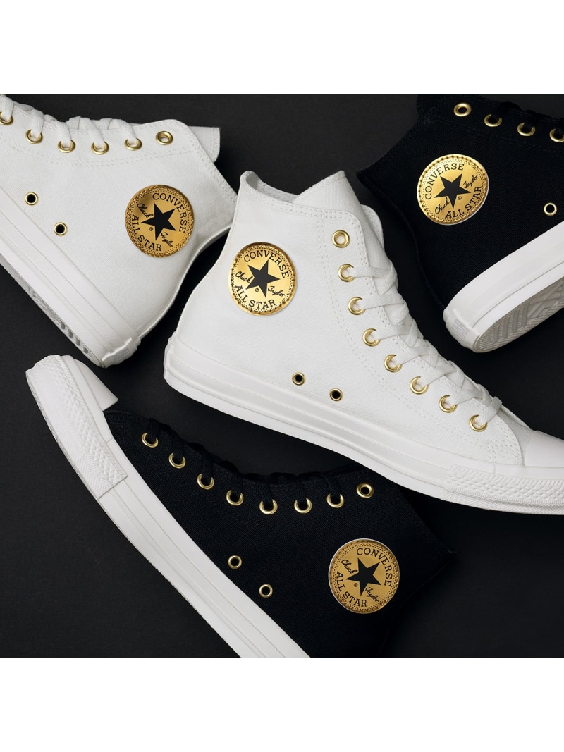 CONVERSE 【公式】オールスター ゴールドパッチ HI ハイカット コンバース シューズ・靴 スニーカー ホワイト【送料無料】