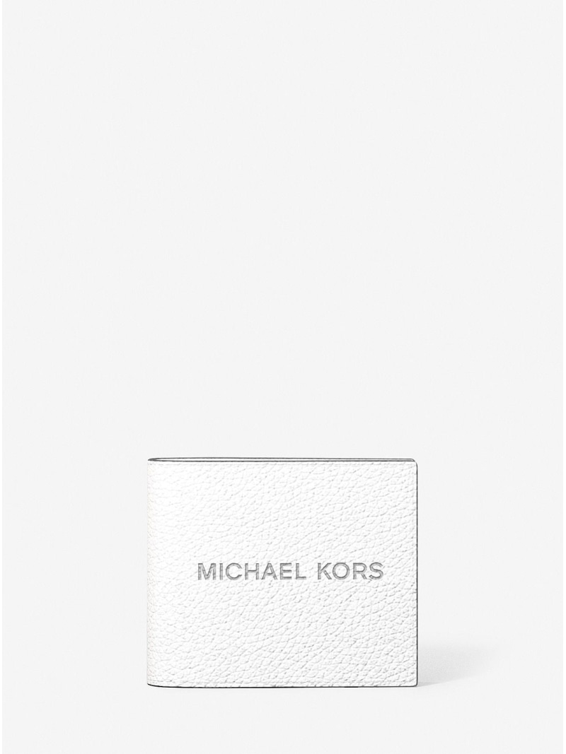 【SALE/70%OFF】MICHAEL KORS COOPER ペブルレザー ビルフォールド ウィズ コインポケット マイケルコース マイケル・コース バッグ トートバッグ ホワイト【RBA_E】【送料無料】