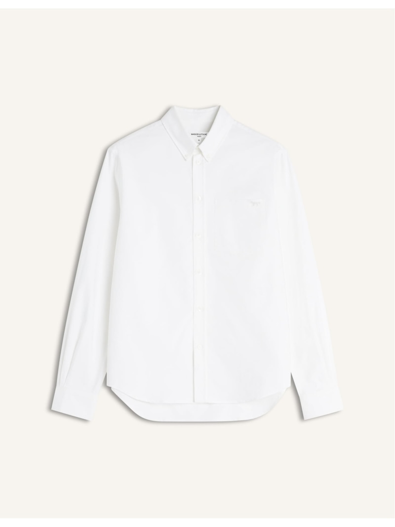 Maison Kitsune MAISON KITSUNE/(M)PROFILE FOX REGULAR SHIRT メゾン キツネ トップス シャツ・ブラウス ホワイト【送料無料】