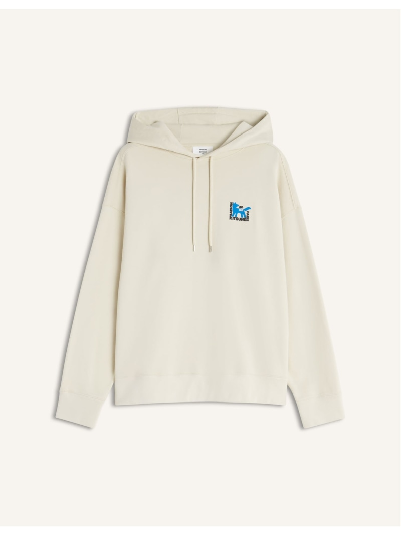 Maison Kitsune MAISON KITSUNE/(M) GALLERY FOX OVERSIZE HOODIE メゾン キツネ トップス パーカー・フーディー ベージュ【送料無料】