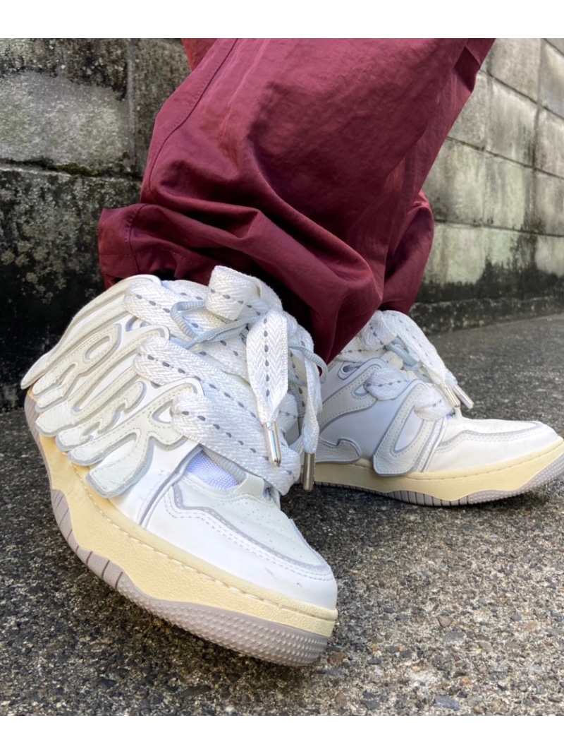 OLD ORDER 【OLD ORDER】SKATER WHITE ネバーマインドザエックスユー／チカシツプラス シューズ・靴 スニーカー ホワイト【送料無料】