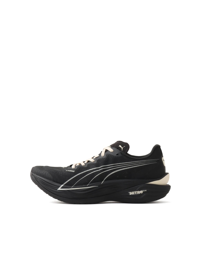 PUMA PUMA DEVIATE NITRO ELITE 3 x REPRESENT PUMA BLACK-ALPINE SNOW アトモス シューズ・靴 スニーカー 黒いこと【貨物輸送無料】