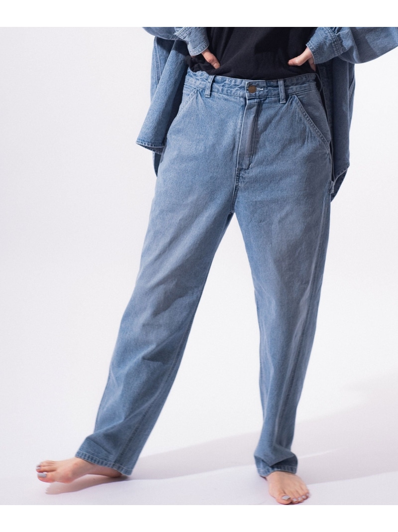 Johnbull Private labo 【金子恵治 * UNION HERCULES MADE】テーパードペインターパンツ ジョンブルプライベートラボ パンツ ジーンズ・デニムパンツ ブルー【送料無料】