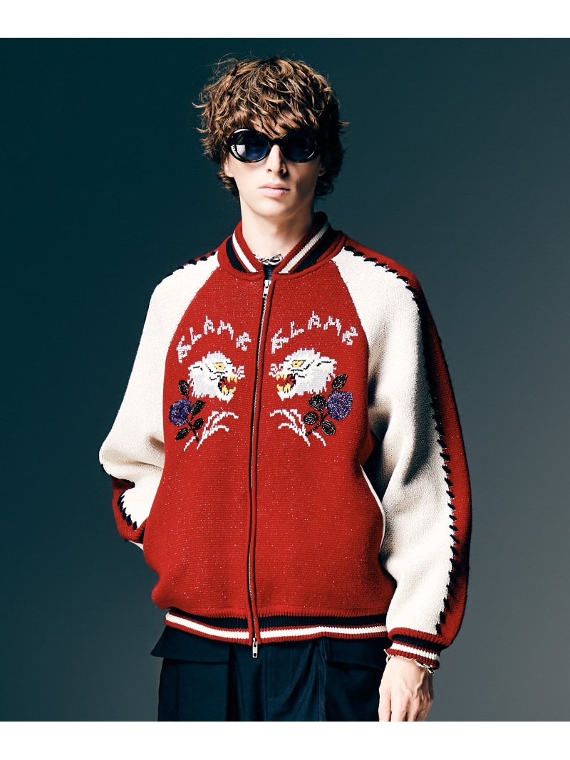 楽天市場】【中古】glamb「Jake Ska JKT」 刺繍デザインスカジャン