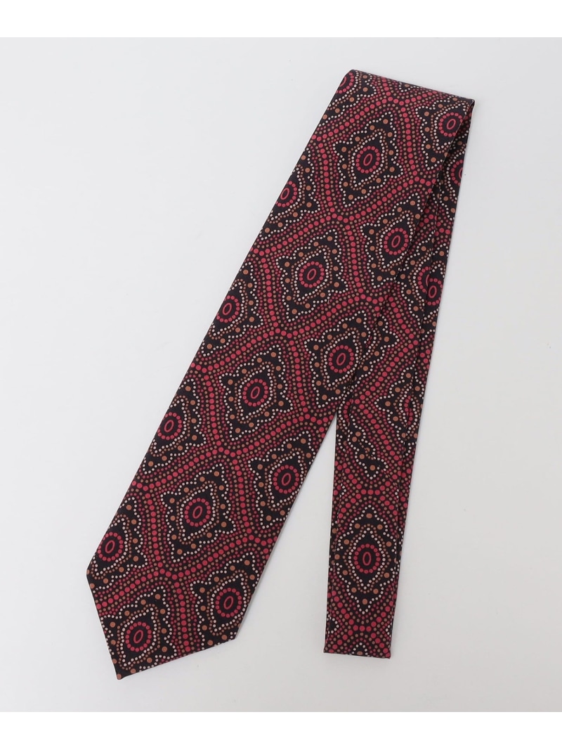 【SALE／50%OFF】SHIPS MEN 【SHIPS別注】Stefano cau: ペイズリー プリント ネクタイ シップス スーツ・フォーマル ネクタイ・蝶ネクタイ ピンク グレー ブラウン【RBA_E】【送料無料】