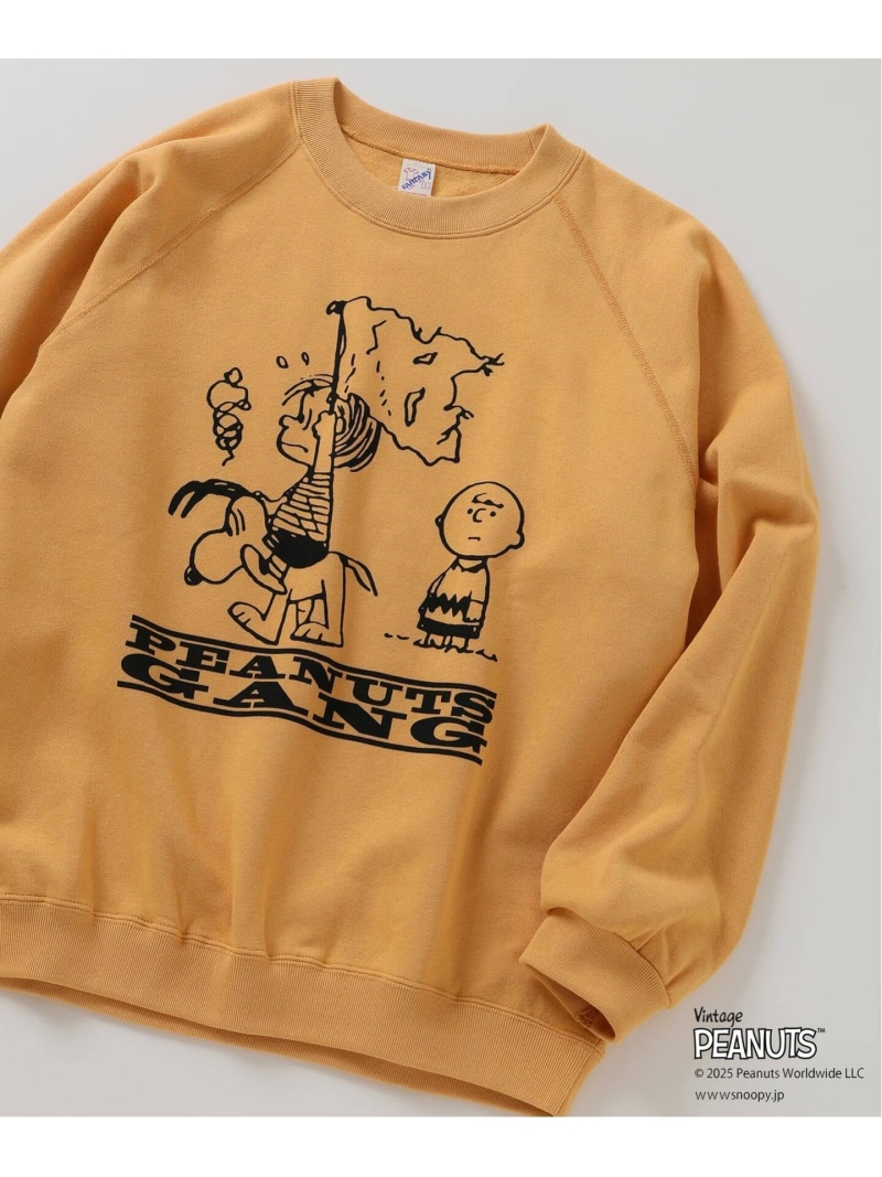 JOURNAL STANDARD relume PEANUTS / ピーナッツ 別注 FANTASY A&G INC プリント スウェット ジャーナル スタンダード レリューム トップス スウェット・トレーナー イエロー ネイビー ベージュ グレー ブラック【送料無料】