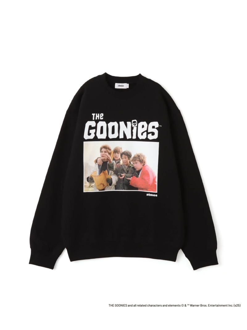 atmos atmos x THE GOONIES Sweatshirt BLACK アトモス トップス スウェット・トレーナー 黒いこと【貨物輸送無料】
