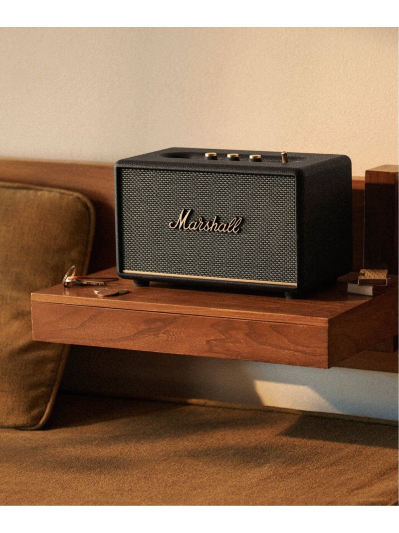 JOURNAL STANDARD FURNITURE ★【Marshall/マーシャル】Acton 3 Bluetooth Black スピーカー ジャーナルスタンダードファニチャー 食器・調理器具・キッチン用品 キッチン家電 ブラック【送料無料】