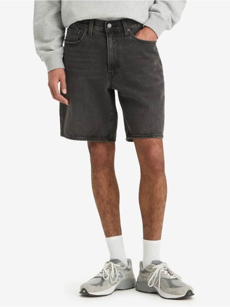 Levi's 468(TM) ルーズ ショートパンツ ブラック リーバイス パンツ その他のパンツ ブラック【送料無料】