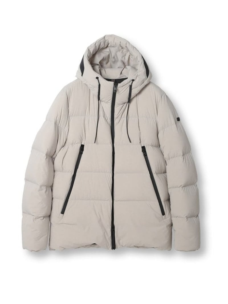 MEN'S BIGI 【DUNO/デュノ】ナイロンタフタストレッチダウンジャケット JUMP メンズ ビギ ジャケット・アウター ダウンジャケット・ダウンベスト ブラック ホワイト【送料無料】 60,500円