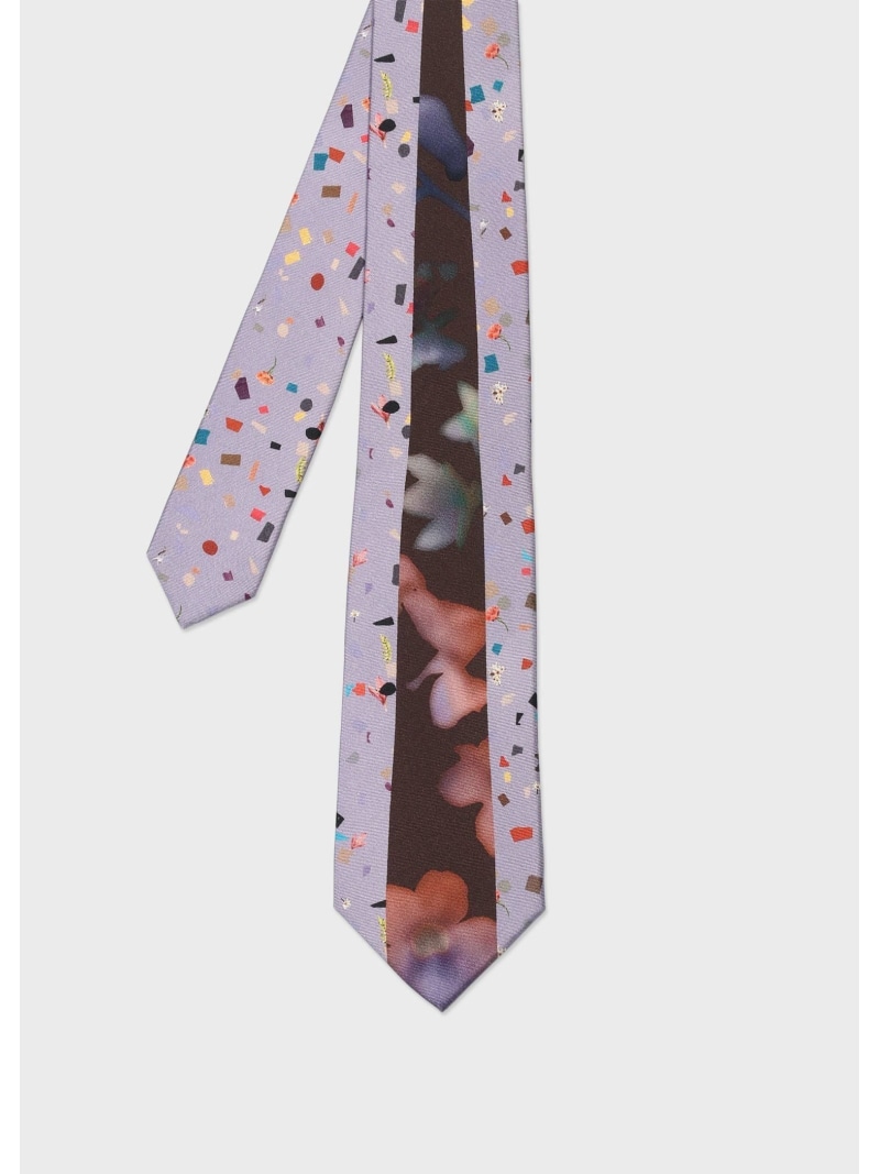 Paul Smith コンフェッティプリント タイ ポール・スミス スーツ・フォーマル ネクタイ・蝶ネクタイ ブラウン【送料無料】