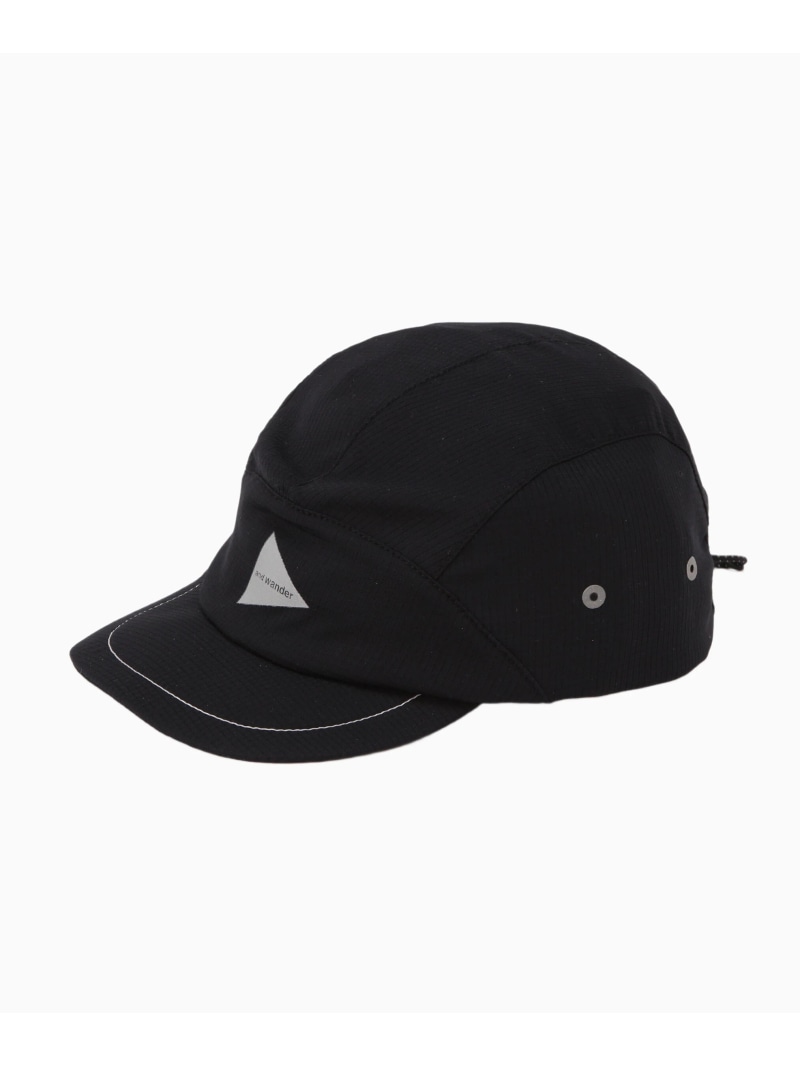 and wander vent cap アンドワンダー 帽子 その他の帽子 グレー ブラック ブルー【送料無料】