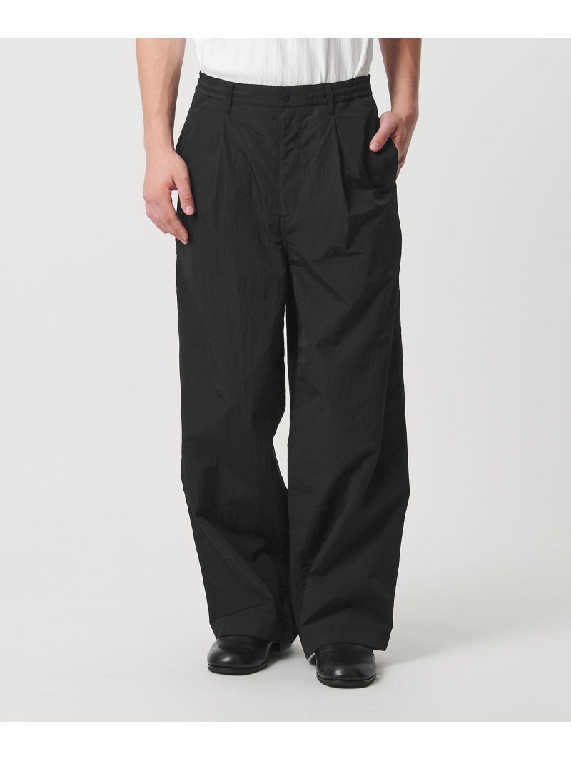 【SALE/50%OFF】monkey time BEAUTY&YOUTH UNITED ARROWS バックブラッシュド タフタ イージー パンツ ユナイテッドアローズ アウトレット パンツ その他のパンツ ブラック グレー【RBA_E】【送料無料】| Fashion Men