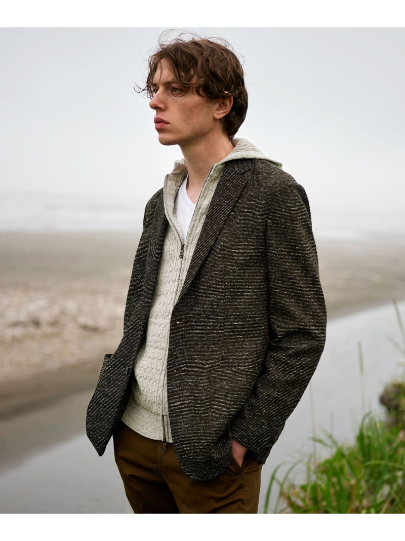 【SALE／30%OFF】JOSEPH ABBOUD 【オリジナルオーガニックコットン当て嵌める】JOE COTTON編み物 パーカー ジョセフアブード トップス スウェット・トレーナー ベージュ 米国海軍【RBA_E】【貨物輸送無料】