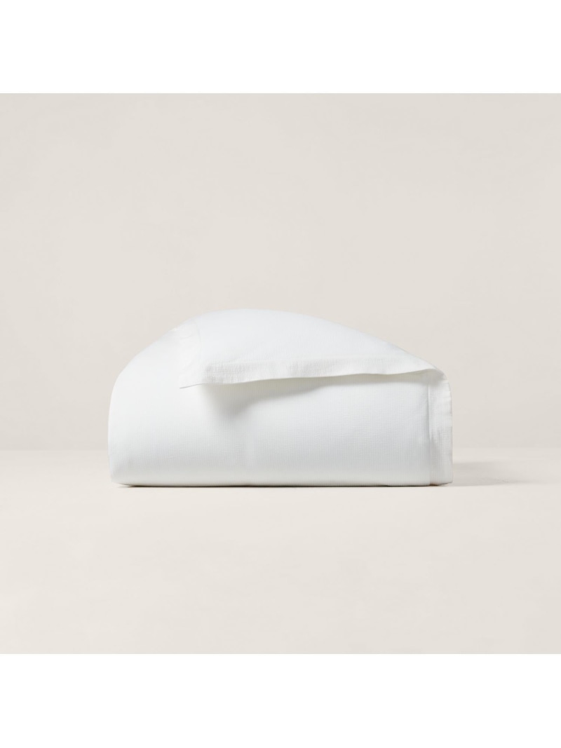 RALPH LAUREN HOME シアサッカー ストライプ デュベ カバー/セミダブルサイズ ラルフローレン インテリア・生活雑貨 その他のインテリア・生活雑貨 ホワイト【送料無料】
