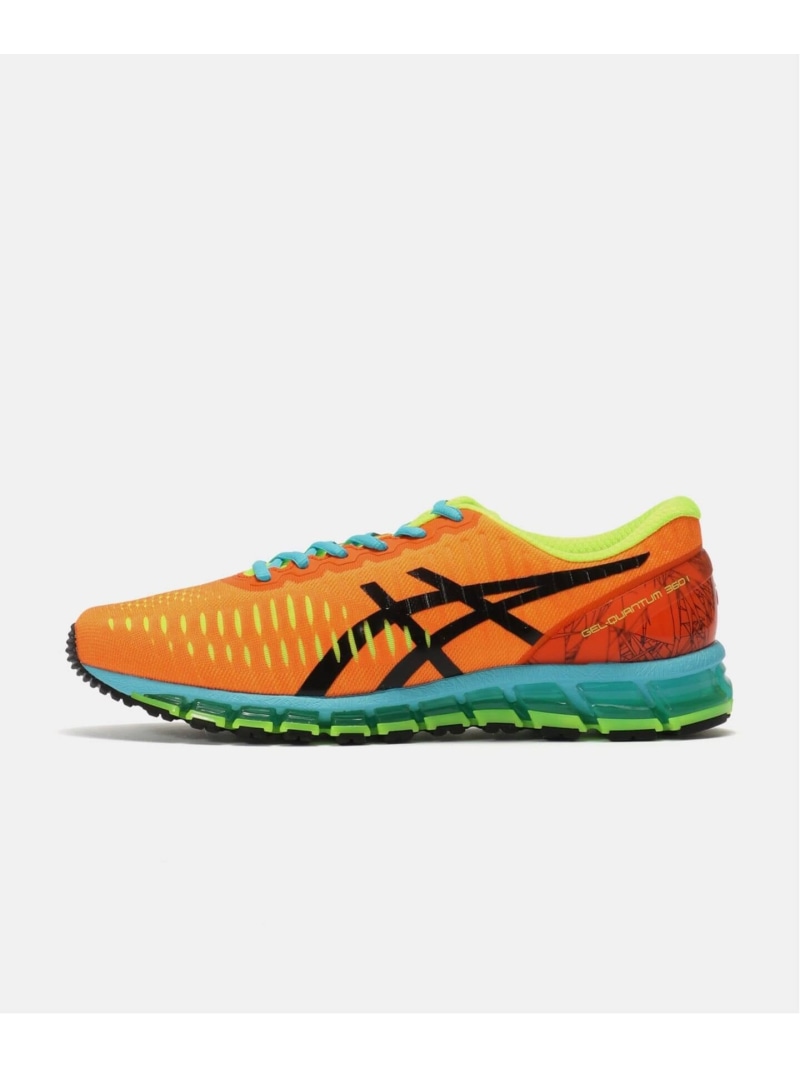 【SALE／30%OFF】HERRINGBONE ASICS GEL-QUANTUM 360 I 1203A750.600 杉綾模様 シューズ・靴 スニーカー オレンジ色【RBA_E】【貨物輸送無料】