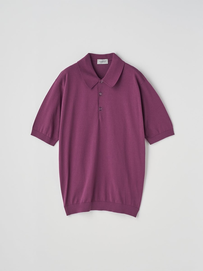 【SALE／20%OFF】JOHN SMEDLEY 半袖コットンニットクラシックポロシャツ ｜ ISIS ｜ 30G EASY FIT ジョンスメドレー トップス 編み物【RBA_E】【貨物輸送無料】