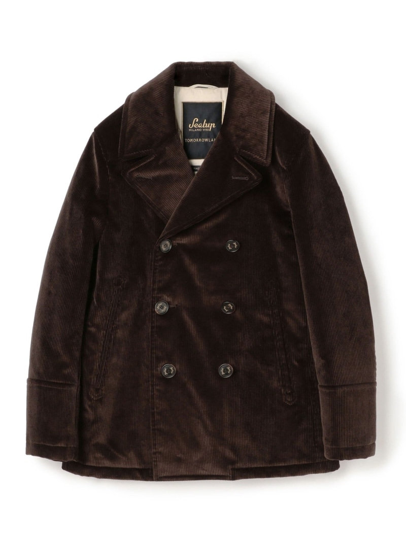 TOMORROWLAND BUYING WEAR Sealup コットンコーデュロイ Pコート トゥモローランド ジャケット・アウター ピーコート【送料無料】｜ Fashion Men