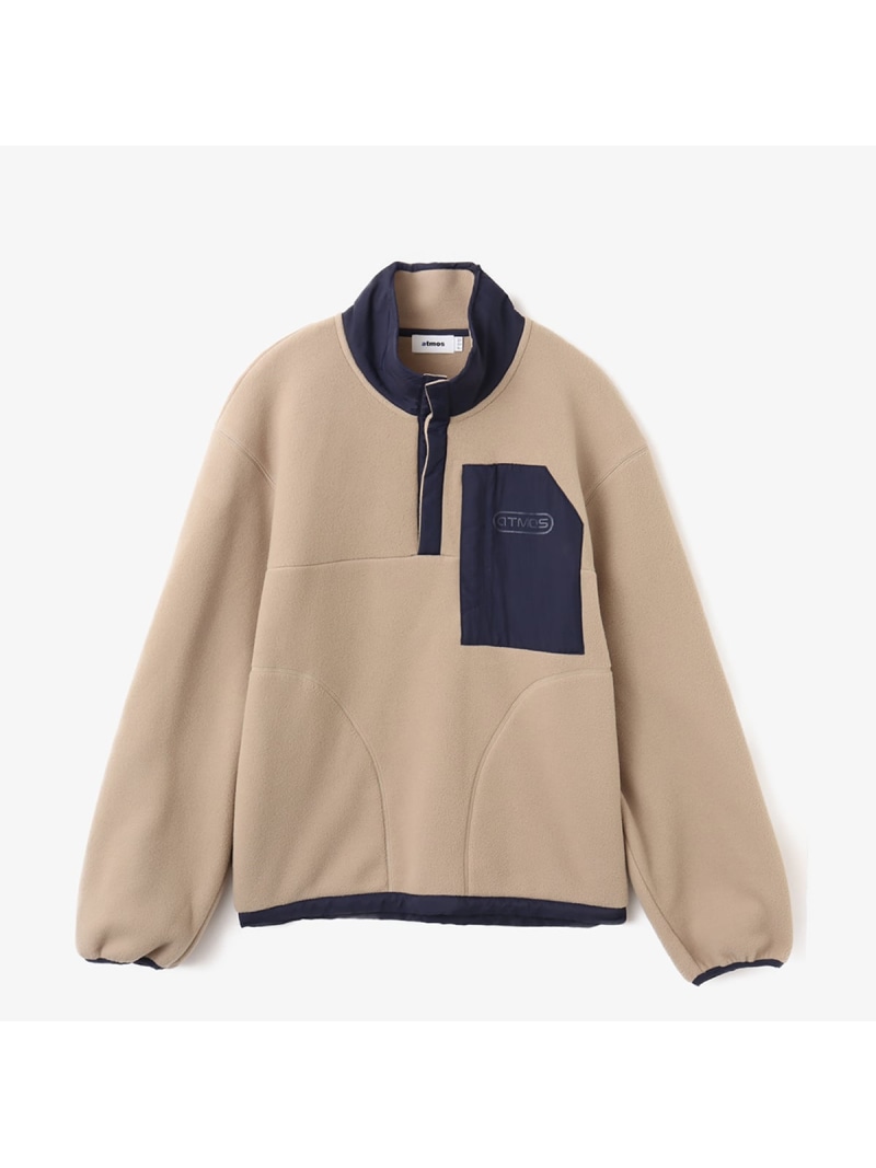 atmos atmos Recycled Heavy Weight Fleece Tops BEIGE アトモス トップス スウェット・トレーナー ベージュ【貨物輸送無料】
