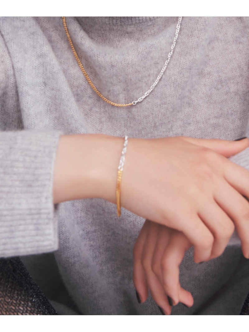 quip queint quip queint/mix bracelet フォブ アクセサリー・腕時計 ブレスレット・バングル ゴールド【送料無料】