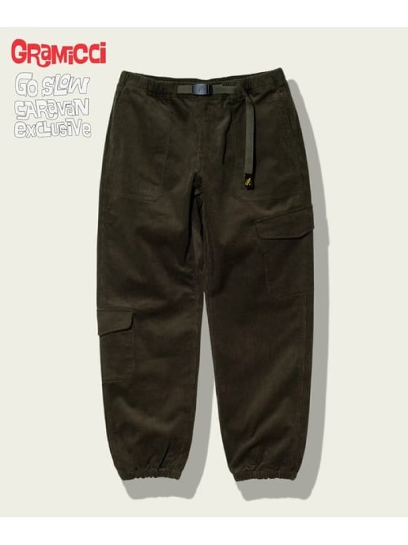 【SALE／10%OFF】GRAMICCI 【GSC別注】GRAMICCI/グラミチ CARGO JOGGER PANTS -CORDUROY- (MENS) ゴースローキャラバン ズボン下 余分の物のズボン下 赤銅色 緑であること ベージュ【RBA_E】【貨物輸送無料】