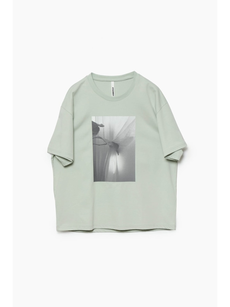 ATTACHMENT スヴィンジャージー プリントS/S Tシャツ アタッチメント トップス カットソー・Tシャツ グレー ブラック グリーン ホワイト【送料無料】