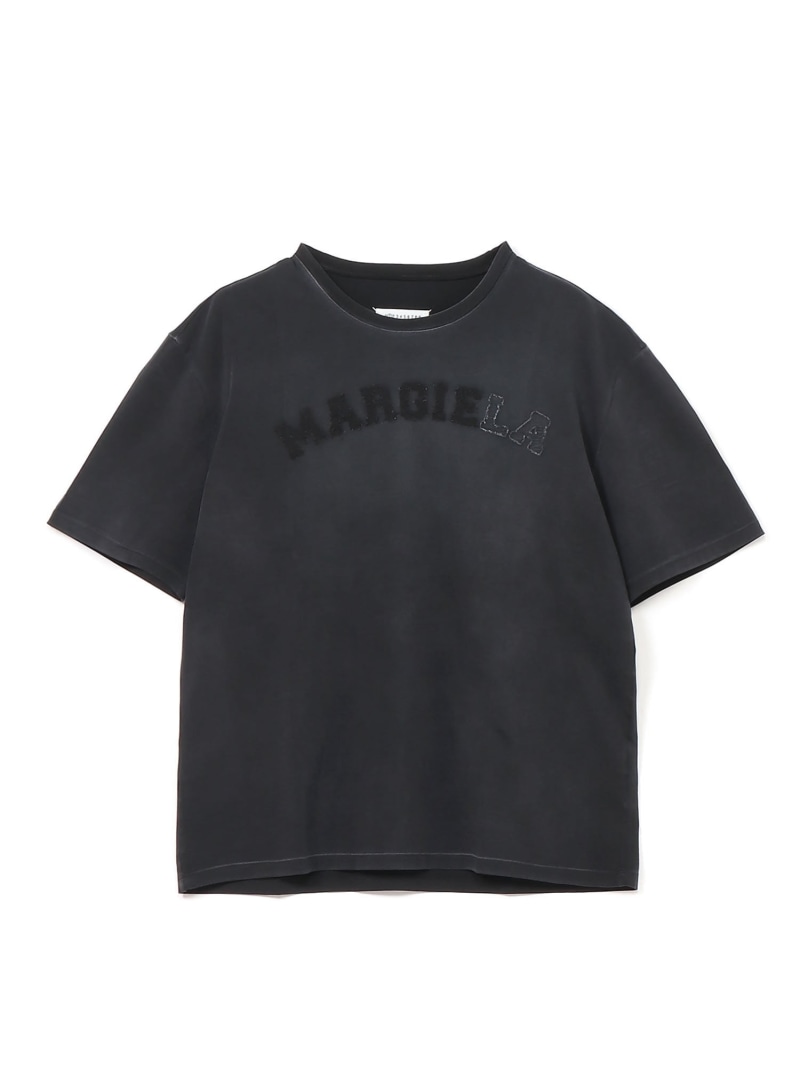 関税送料込み【Maison Margiela】ロゴTシャツ ブラック Maison Margiela ロゴ Tシャツ | ブラック | FARFETCH JP