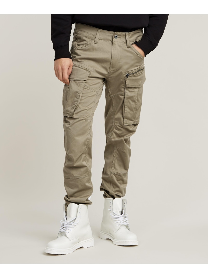 G-Star RAW 【公式ショップ】ROVIC ZIP 3D REGULAR TAPERED PANTS/立体裁断レギュラーテーパードカーゴパンツ ジースターロゥ パンツ カーゴパンツ ベージュ【送料無料】