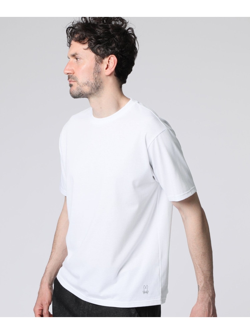 Psycho Bunny [限定店舗]2PACK Tシャツ サイコバニー トップス カットソー・Tシャツ ブラック ホワイト【送料無料】｜ Fashion Men 8,580円
