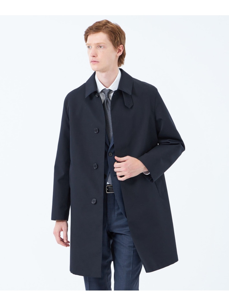 MACKINTOSH PHILOSOPHY 3層ブロードボンディング WELLINGTON「ウェリントン」 マッキントッシュ 哲学 ジャケット・アウター ステンカラー厚地の外套 青碧 ベージュ 米国海軍【貨物輸送無料】