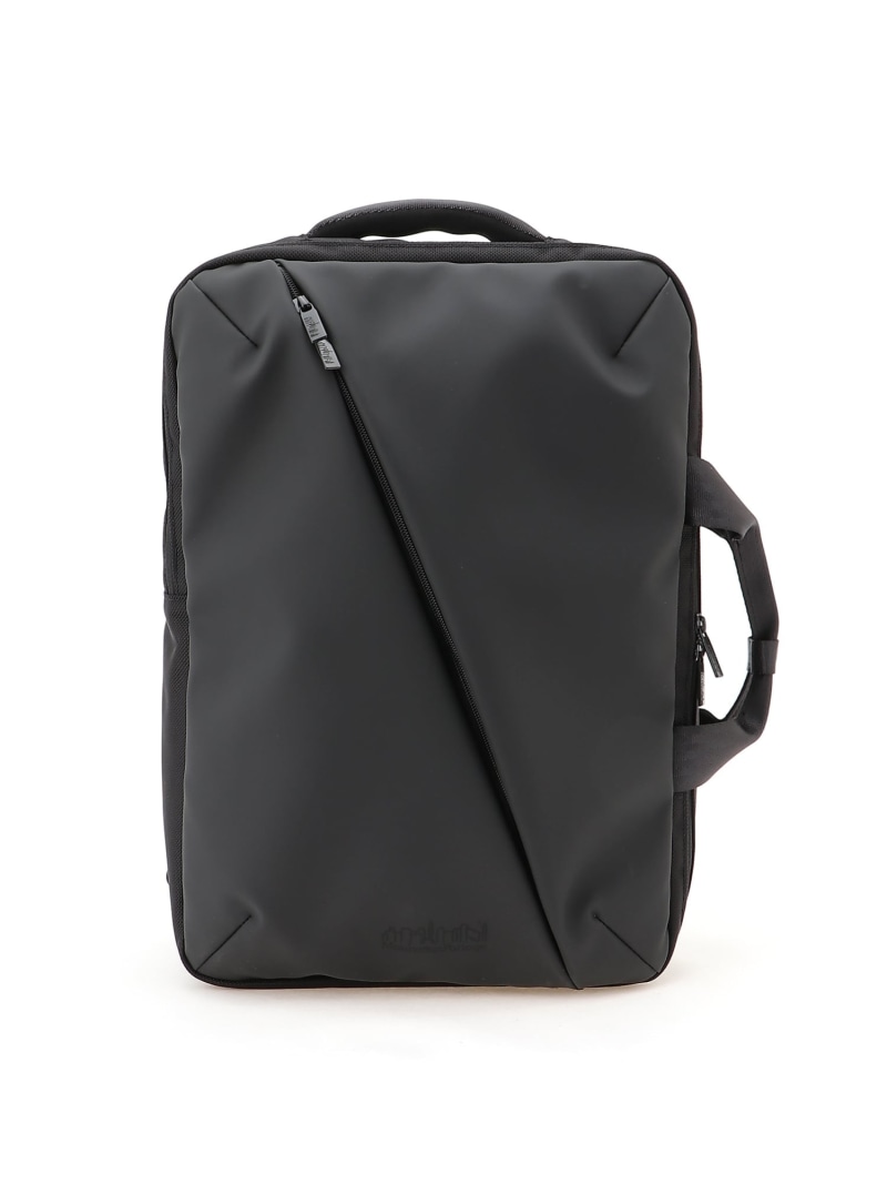 Manhattan Portage BLACK LABEL Manhattan Portage BLACK LABEL/(U)LAGUARDIA BRIEFCASE VEG LEATHER マンハッタンポーテージ バッグ ビジネスバッグ・ブリーフケース ブラック【送料無料】