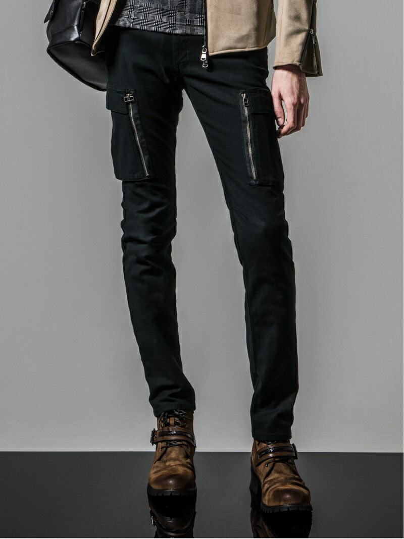 メーカー包装済 ズボン パンツ タカキュー カーゴスキニーパンツ ストレッチツイル Semanticdesign パンツ ジーンズ カーキ 送料無料 ブラック カーゴパンツ Dgb Gov Bf