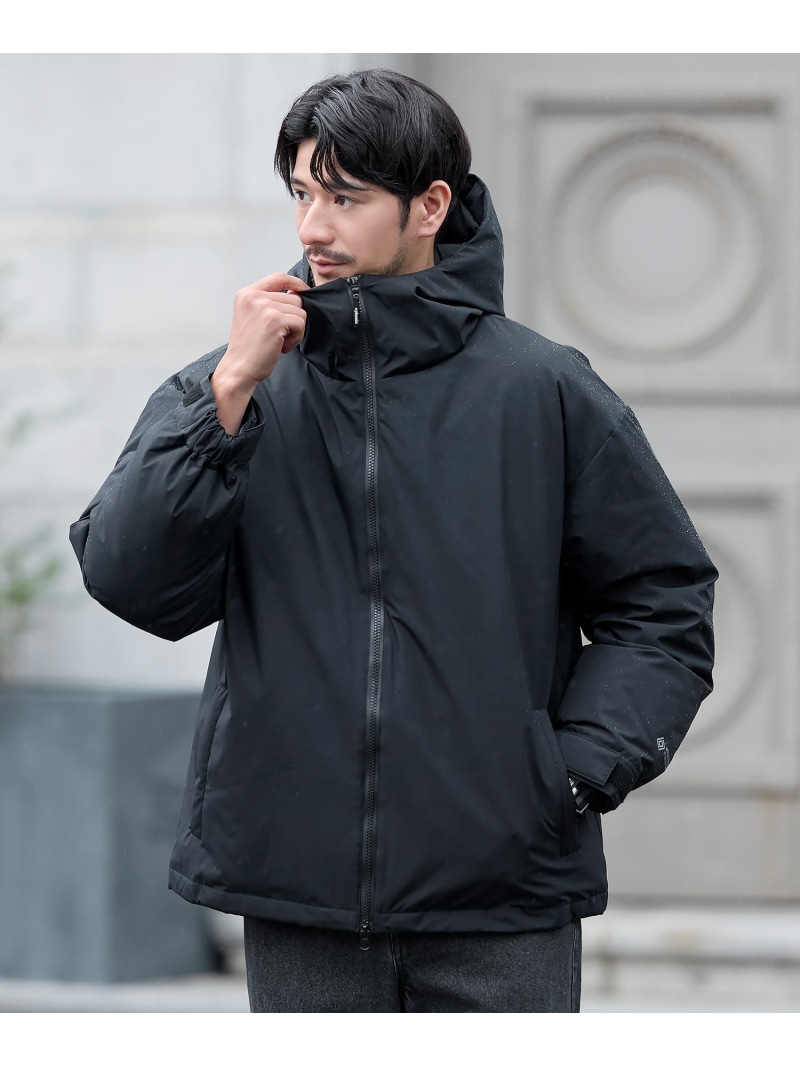 +phenix +phenix 別注 WINDSTOPPER(R) PRODUCTS BY GORE-TEX LABS スタンドハイネックシティダウンジャケット 心地よい ジャケット・アウター ダウンジャケット・ダウンベスト 薄墨色 カーキ緑であること 黒いこと【貨物輸送無料】