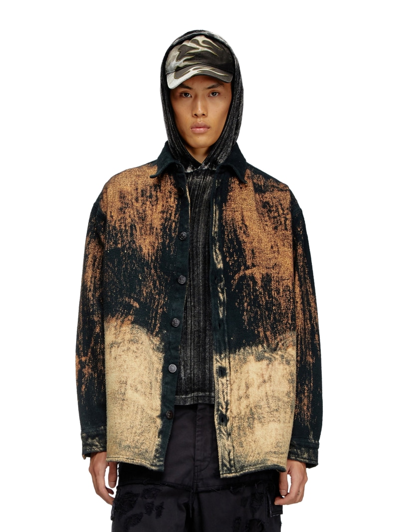 【SALE／40%OFF】DIESEL メンズ シャツ ディーゼル トップス シャツ・ブラウス ブラック【RBA_E】【送料無料】