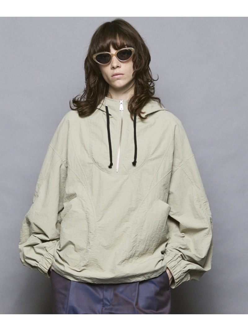 MAISON SPECIAL Prime-Over Half Zip Anorak Blouson メゾンスペシャル ジャケット・アウター ブルゾン・ジャンパー ピンク ベージュ ブラウン ブラック【送料無料】｜ Fashion Men