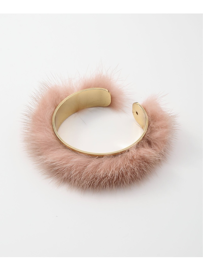 【SALE／60%OFF】F.S.B F.S.B/(U)ナローミンクファーバングル エフエスビー アクセサリー・腕時計 ブレスレット・バングル グリーン ベージュ【RBA_E】【送料無料】