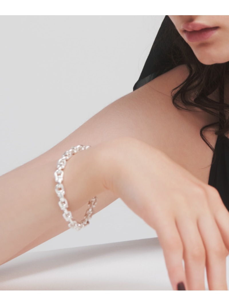 quip queint quip queint/gaia bracelet フォブ 付属物・ウォッチ ブレスレット・バングル しろがね色【貨物輸送無料】 ジュエリー・アクセサリー-ブレスレット-メンズジュエリー・アクセサリー