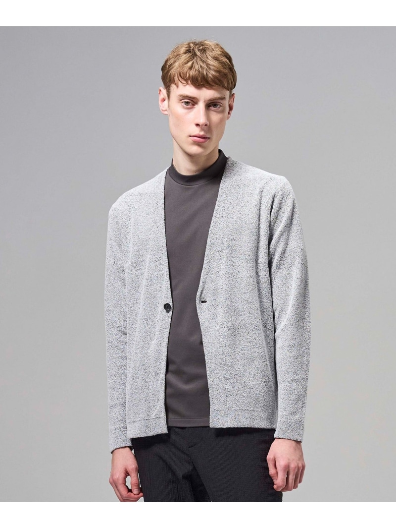 JOSEPH HOMME 【新原料品】ドライペーパーブークレー   ジレー ジョゼフ オム トップス 編み物 黒いこと【貨物輸送無料】