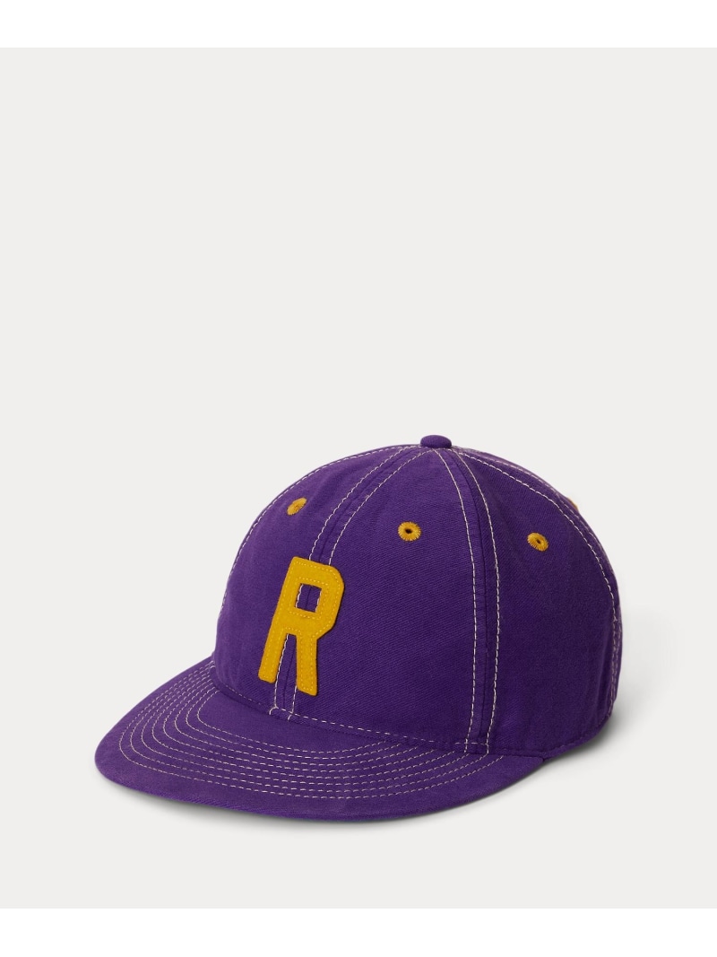 POLO RALPH LAUREN シャモア レター ボール キャップ ラルフローレン 帽子 キャップ パープル【送料無料】