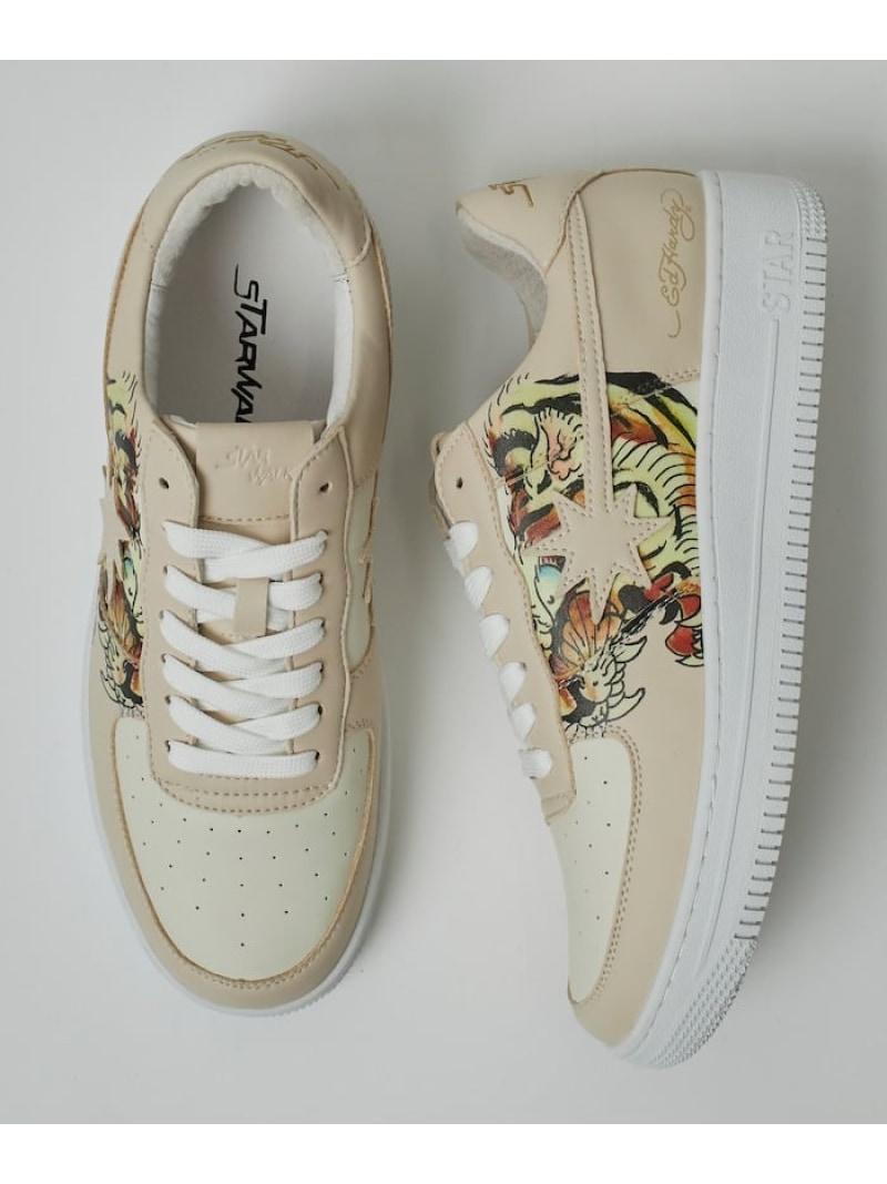 STARWALK STARWALK&times;Ed Hardy SNEAKER 2.02 / SW210104931 24SS フリークスストア シューズ・靴 スニーカー ベージュ【送料無料】｜ Fashion Men