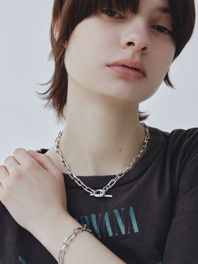 quip queint quip queint/box chain bracelet フォブ アクセサリー・腕時計 ブレスレット・バングル シルバー【送料無料】