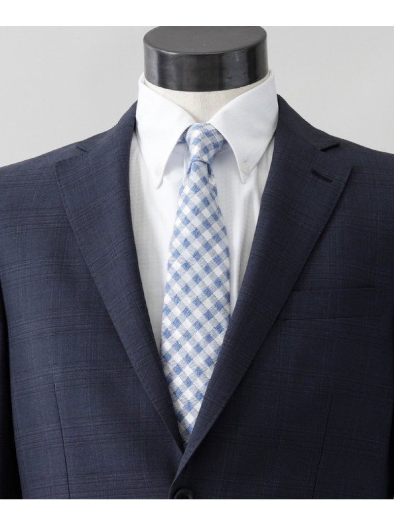 Men S Bigi ギンガムチェック柄ネクタイ Seta メンズ Classico
