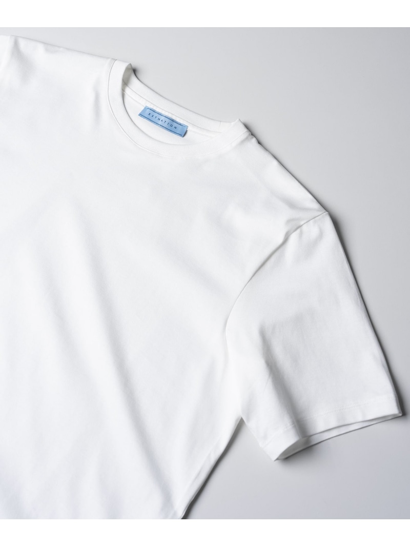 ESTNATION ESTNATION / クルーネックショートスリーブカットソー＜EVER KEEP＞ エストネーション トップス カットソー・Tシャツ ホワイト ネイビー グレー ブラック【送料無料】｜ Fashion Men